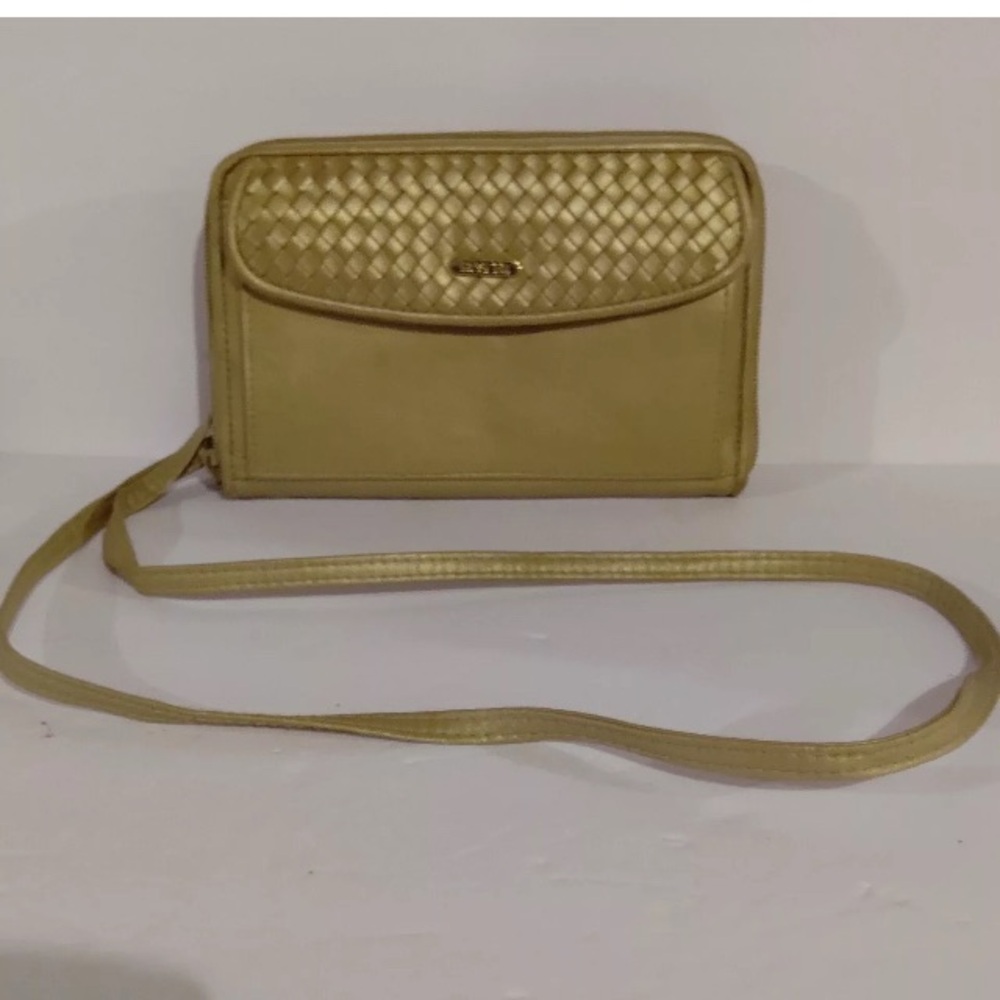 Gold Color Vintage Ladies Crossbody Bag by Rosetti